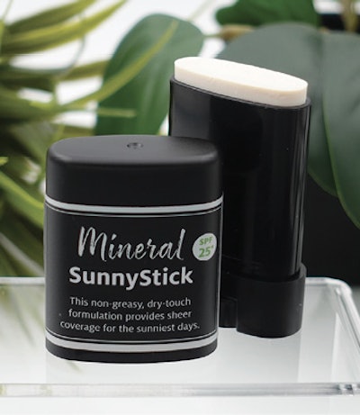 Ingredion’s Mineral SunnyStick SPF 25 is a non-greasy, dry-touch formulation that provides sheer coverage.