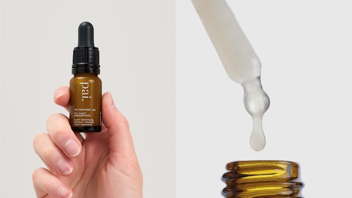 Pai's new Tri-Mushroom Super Soothing Booster for stressed skin features reishi, chaga and cordyceps mushrooms.