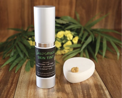 Ingredion’s vanishing skin tint with SPF 35 is a dry-touch moisturizer for medium to light toned skin with sun protection and sheer coverage that blends quickly and easily into skin.