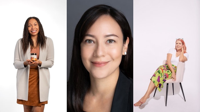 Our experts, from left: Nadine Joseph, Founder & CEO, Peak and Valley; Kylene Campos, Chief Marketing Officer, Tatcha; and Nicole Ostoya, Founder, Neon Hippie.