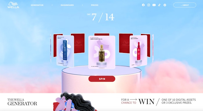 Participants have the chance to win exclusive prizes, such as complete hair makeovers, virtual consultations with Wella Professionals hair care specialists, and redeemable Wella Professionals vouchers.