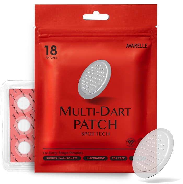 The key ingredients in the patches are tea tree, cica and niacinamide.