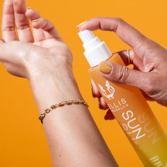 Sun features notes of mandarin, clementine, orange flower water, vanilla, cedarwood, an upcycled musk and Firmenich's Ambrox Super.