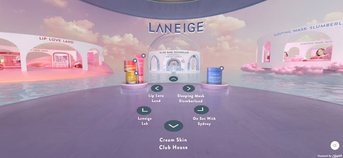 The virtual store features animation, 360-degree video functionality, gamification and seamless checkout.