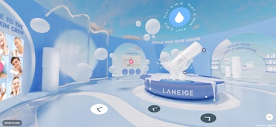 Underwater World room featuring the Water Bank Blue Hyaluronic Collection.