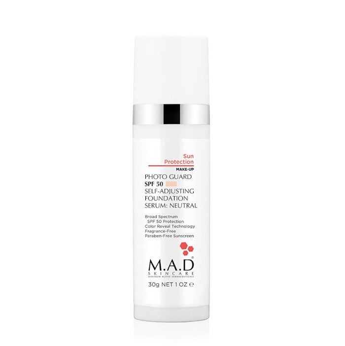 M.A.D Skincare' Photo Guard SPF 50 Self-Adjusting Foundation Serum