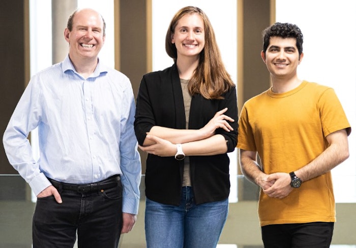 DePoly co-founders Christopher Ireland, Samantha Anderson and Bardiya Valizadeh