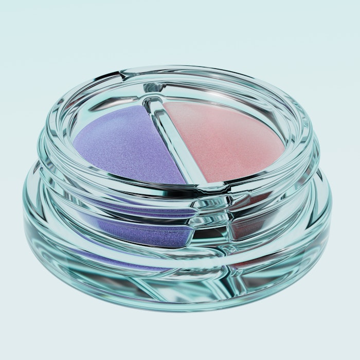 The Giotto Duo design can contain two products in one, kept discrete with the glass separator. The glass design allows consumers to clearly see the product in the pack.