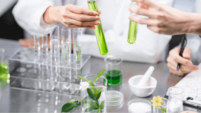 The range is the result of an R&D project aimed at identifying the potential cosmetic applications of many white and colorless plant raw materials.