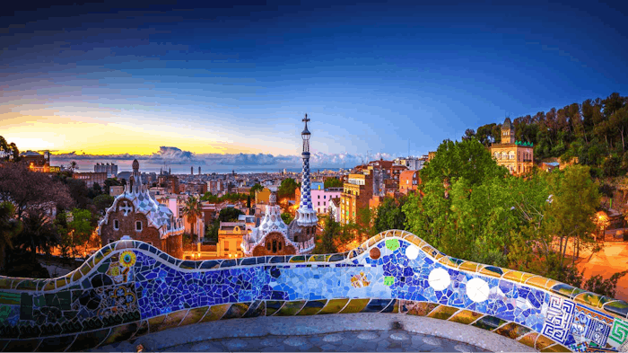 Barcelona Skyline Adobe Stock 211344694