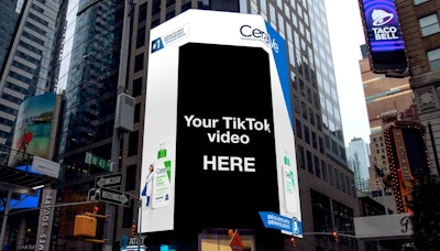 Attendees can try the new CeraVe cleansing TikTok filter.