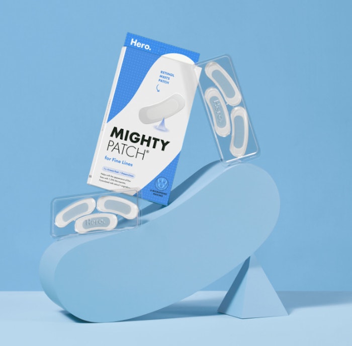The patch features 1,390 micropoints infused with retinol and adenosine, niacinamide and sodium hyaluronate.