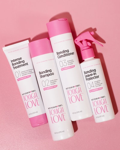 A repair system of four affordable bond-building products, the Tough Love Collection is the brand's first step into premium haircare.