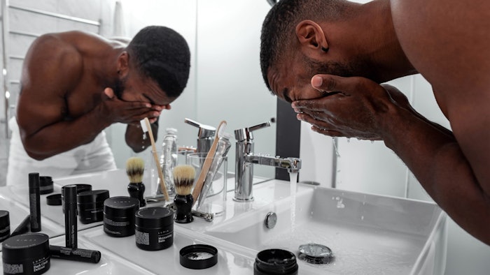 Men's daily usage of 11 products reportedly exposes them to 105 ingredients per day. To compare, men in 2004 used six products featuring a total of 85 ingredients.