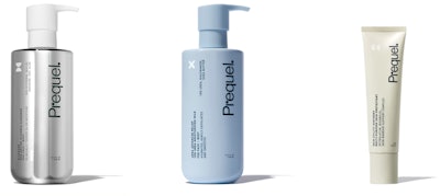 Prequel addresses skin concerns from aging skin and acne to crepiness and hyperpigmentation.