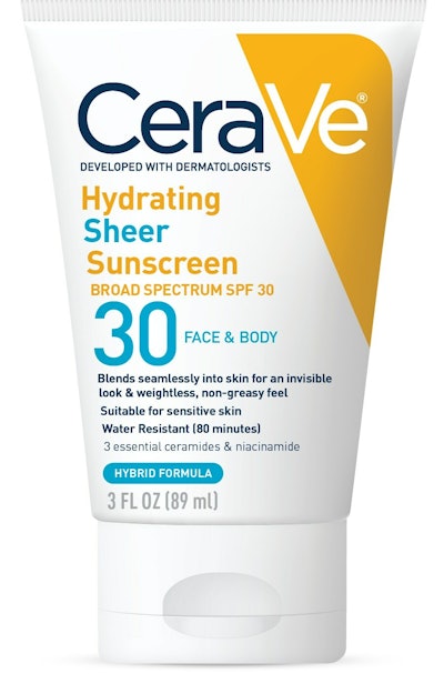 Hydrating Sheer Sunscreen.