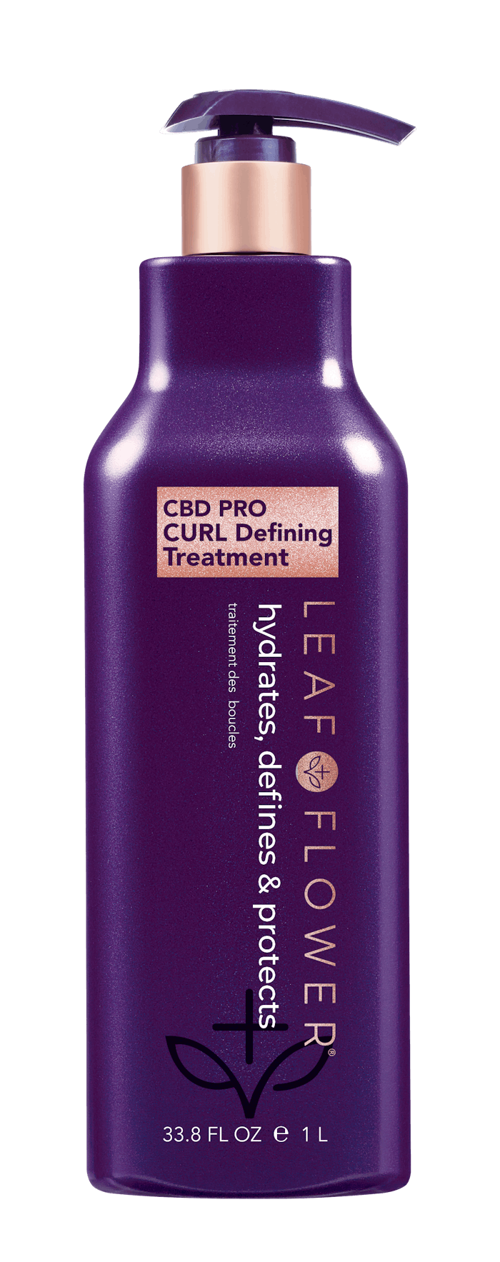 A proprietary CBD Corrective Complex nourishes the hair bulb, promoting shape and curvature for healthier, defined curls as hair grows.