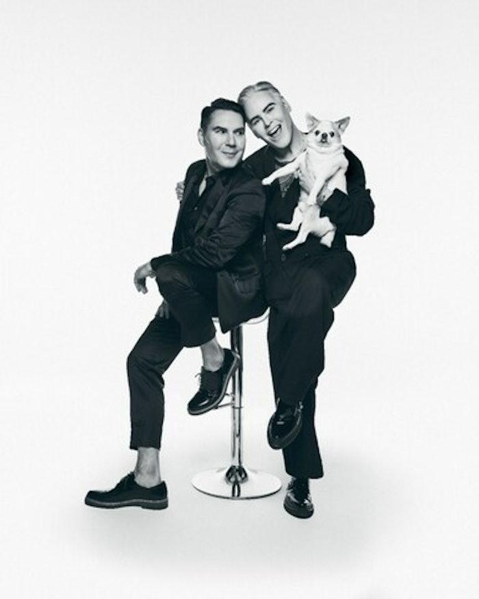 From left: Jerrod Blandino and Jeremy Johnson are set to launch Polite Society at Ulta Beauty.