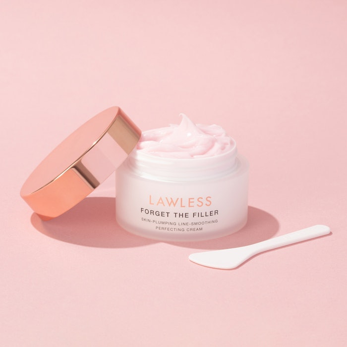 Forget The Filler Perfecting Cream's plumping and smoothing benefits also create a priming base for makeup, subtly blurring texture and extending the wear of complexion products.