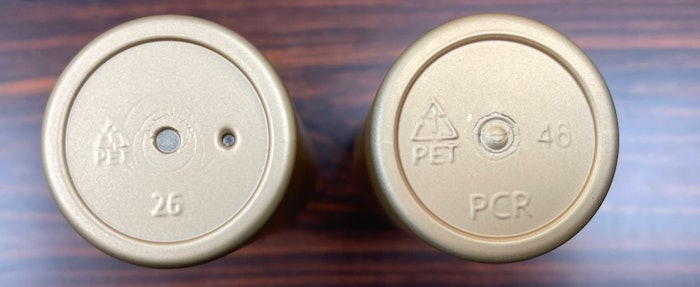 The new version with the marking will replace the old bottles once stock runs out.