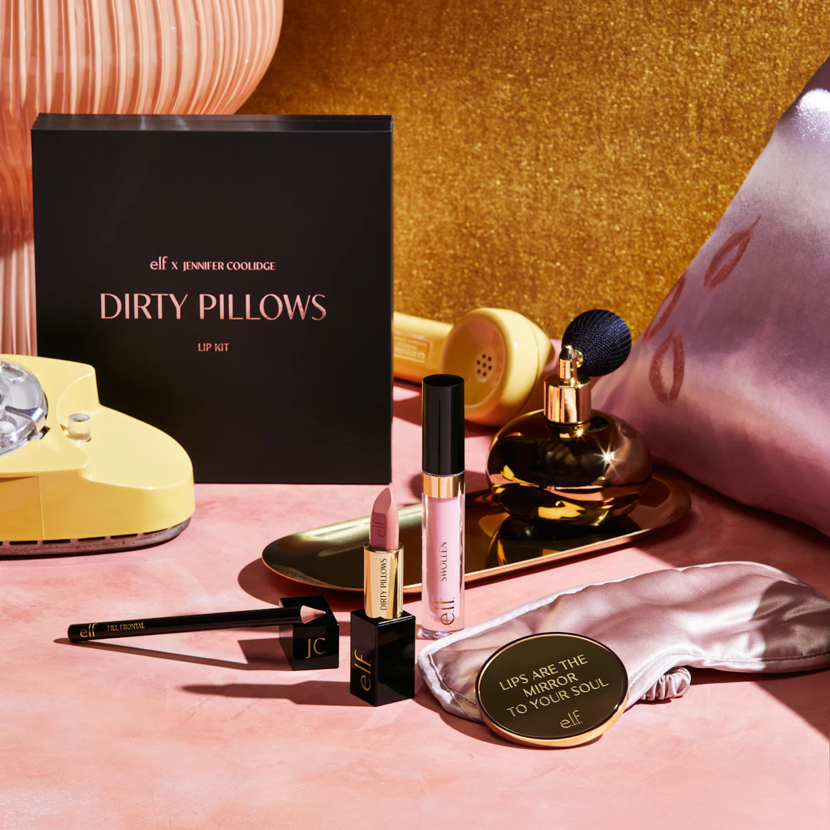 e.l.f. Cosmetics x Jennifer Coolidge Launch Dirty Pillows Lip