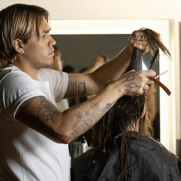 Frausto will continue creating looks backstage at fashion week, for campaigns and editorial shoots for the brand, further defining the brand's creative vision in hair artistry.