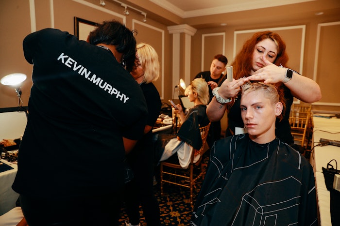 KEVIN.MURPHY Style Master Sarah Lund created the looks for the Palomo Spain SS24 Runway Show at NYFW, sponsored by cult-favorite hair brand KEVIN.MURPHY.