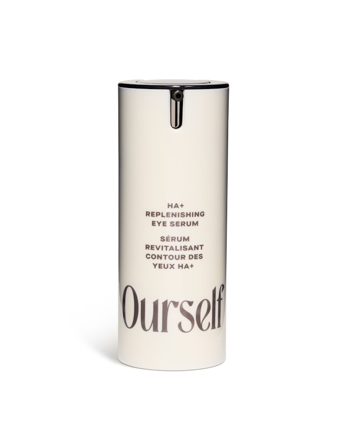 The serum's formulation comprises the HA+ Complex, featuring low and medium molecular-weight hyaluronic acids among other ingredients, peptides (under the Intides brand) to stimulate the production of elastin and collagen, jasmine and hawthorne flower extract to address dark circles and impart a lifting effect on the upper eyelids, stabilized vitamin C and niacinamide for brightening around the eye area.