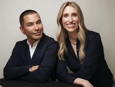 Dermatologist Samantha Ellis, MD (at right), has launched a skin care brand, Prequel, in conjunction with brand accelerator The Center, led by Ben Bennett (at left).