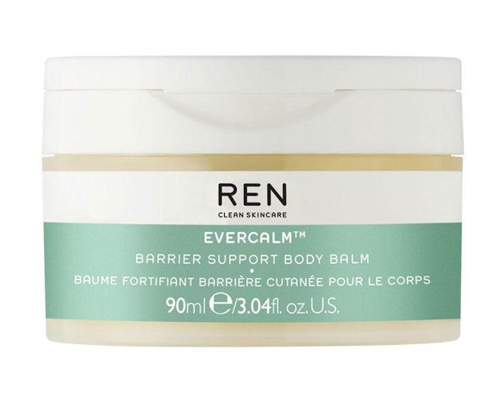 Key product claims include the repair of dry skin and the soothing of itchy, irritated and visibly inflamed skin. The balm also reportedly nourishes for 72 hours. The formulation is also microbiome-friendly, per Ren, and can address dry patches on elbows, knees, heels and hands.