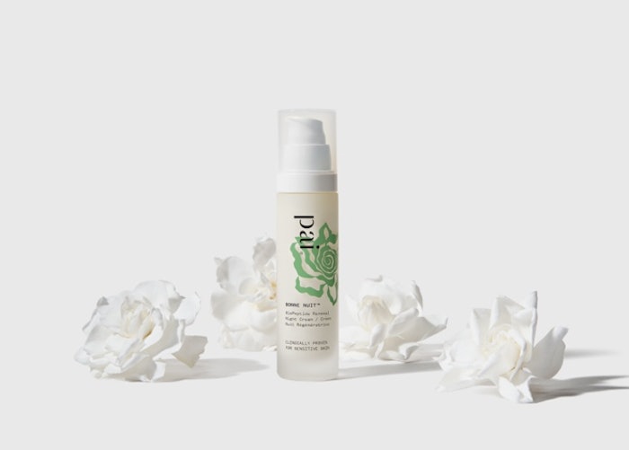 Key Bonne Nuit ingredients include a yeast-derived hexapeptide that is fully natural natural and COSMOS approved.