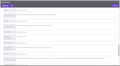 The database blends basic raw material data with the regulations from more than 70 countries and the requirements of six U.S. retailer clean lists. Additional countries and clean lists from non-U.S. retailers will be added throughout 2023.