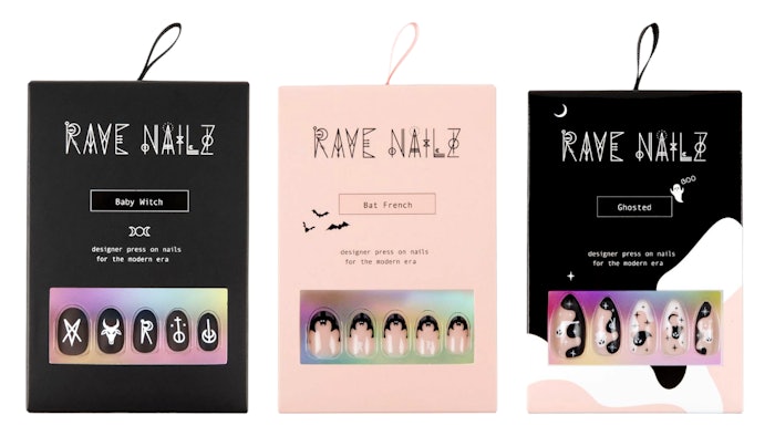 Rave Nailz announced their Halloween 2023 Collection, consisting of three new press on nail styles.