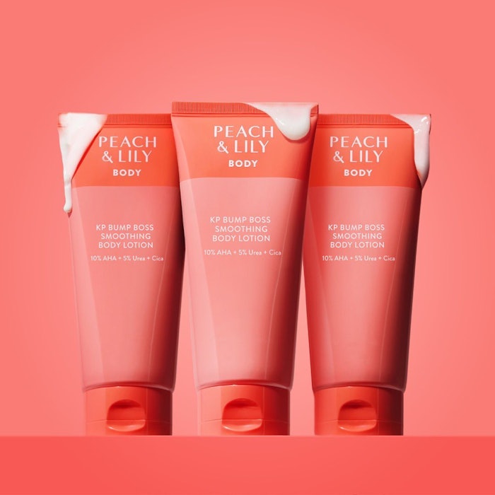 Peach & Lily taps K-beauty inspiration for launches such as its body range (pictured).