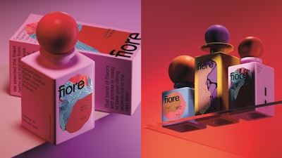 The Fiore concept was born from the fusion of Swiss design aesthetics and the intangible allure of fragrance products. ARD Design Agency's approach incorporated simple geometric shapes, bold typography, and refined illustrations to capture the scent's spirit. It developed a line of customized bottles that feature a unique dropper closure system, providing a precise dosage and enhancing the brand experience. The use of finishes and elaborate embossing techniques, including nano and sculptured embossing, adds unique textures that engage both visual and tactile senses.