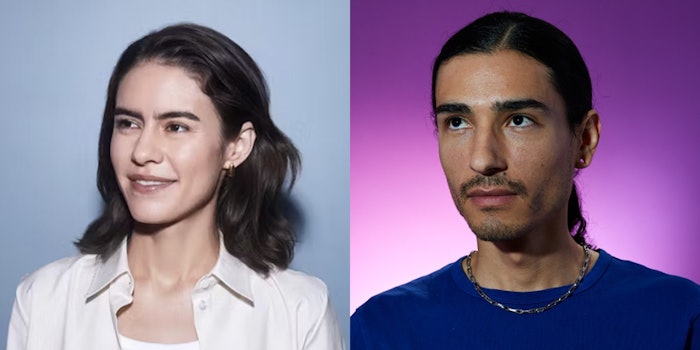 Caitlin Clingman oversees Front Row’s strategy and design’s creative disciplines and content creation and Irmand Trujillo is the associate creative director at Front Row’s strategy and design team.