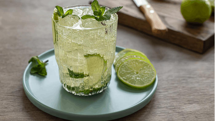 Coconut Water Mojito Mocktail