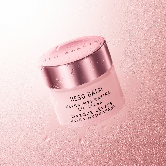 The Beso Balm Ultra-Hydrating Lip Mask can be worn alone or over lipstick and even as an overnight mask.
