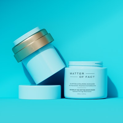 Seacliff Beauty created the packaging for Matter of Fact’s Maximalist Age-Defying Moisturizer.