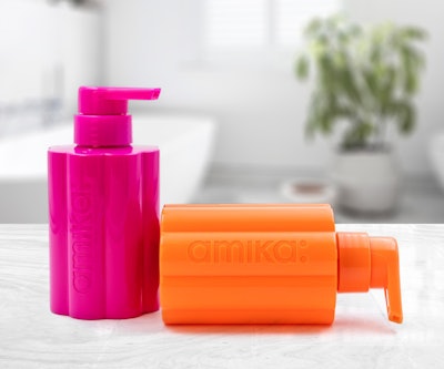 Berlin Packaging worked with Jansy to create refillable bottles for Amika.