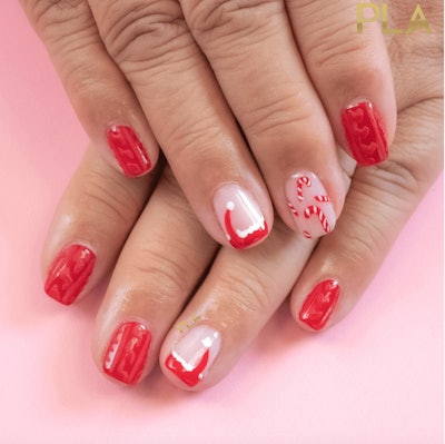 Sweet Santa Hats and Candy Canes