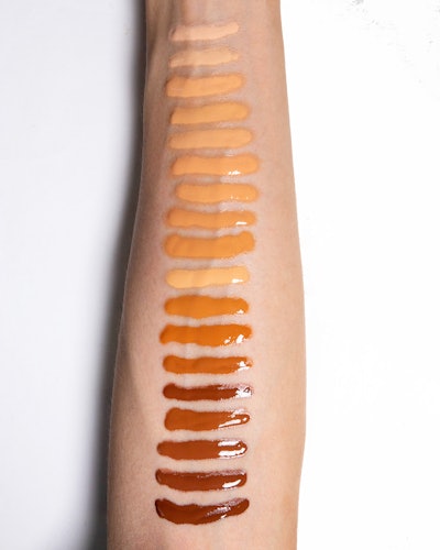 Solésence’s Beauty Drops SPF 50+ serum/cc cream features an ultra-lightweight texture that’s available in 18 shades (also available in an untinted variant).