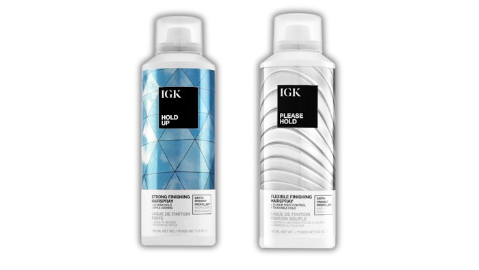 Just in time for the holidays and the haircare obsessed, IGK is introducing two NEW hairsprays to their collection: Please Hold Flexible Finishing Hairspray and Hold Up Strong Finishing Hairspray.