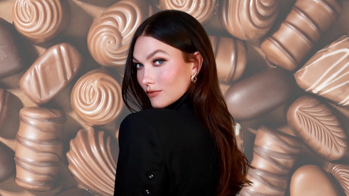 Celebrity colorist Jenna Perry created Karlie Kloss' new dark chocolate brunette shade using R+Co's new professional salon color line.