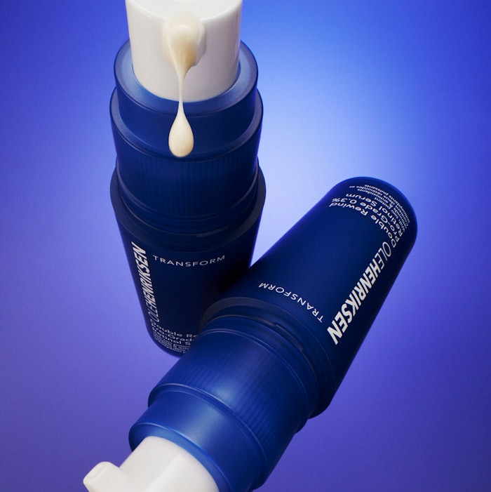 'We are proud to expand our Transform Collection with Double Rewind Pro-Grade 0.3% Retinol Serum, our first ever retinol product,' says Riva Barak, VP of product and technical development at Kendo Brands. 'We wanted to redefine the reputation of retinol by creating a serum that delivers transformative results and a joyful, sensorial experience. With a combination of two retinoids and a mix of soothing Scandinavian botanical complex, Double Rewind Pro-Grade 0.3% Retinol Serum has been clinically proven to dramatically improve skin texture, dullness, loss of elasticity, fine lines, wrinkles, and dark spots while hydrating, strengthening, and replenishing skin, encouraging a joyful skincare journey that OleHenriksen is known and loved for.'