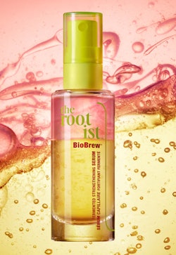 The brand's signature technology is the Rootbiomic Ferment multivitamin superfood designed to hydrate and balance the scalp and strengthen the hair.