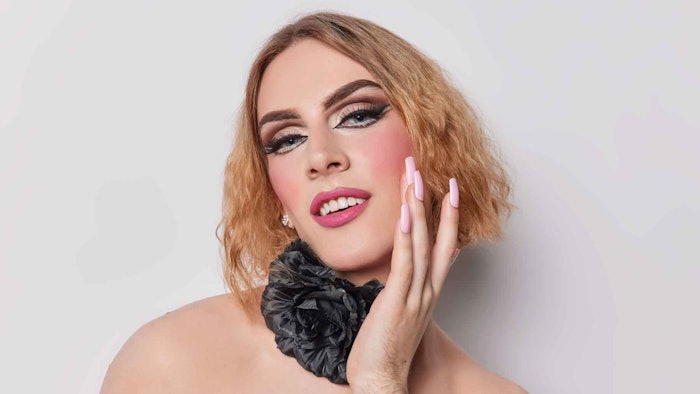Allured magazine highlighted several makeup looks that should 'be on your radar' in 2024, including doll-like blush on the apples of the cheeks.