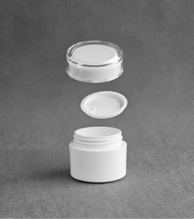 Epopack’s EJ1-030 premium cream jar is made in recyclable PET material (100% PCR PET is also available upon request).