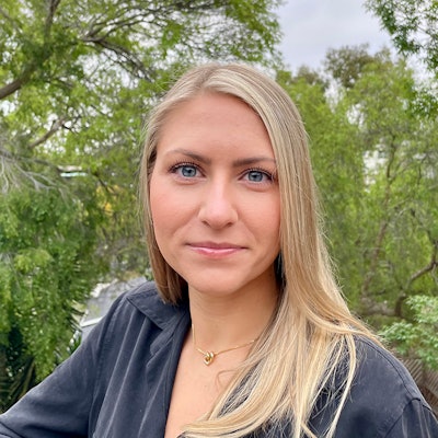 Jessica Abrams of Summer Fridays, Dana Lucas (pictured) of The Good Face Project and Mackenzie Zoppi of Bluebird Climate will discuss new digital tools for product development, enabling brands to innovate quickly in line with sustainability and clean beauty targets.