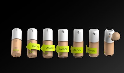 The Dream Glass Atmospheric's locking arrow design is intended to support an intuitive user experience.